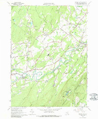 Mohonk Lake 1964 topographic map preview