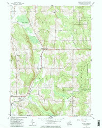 North Clymer 1954 topographic map thumbnail