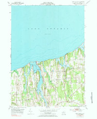 North Wolcott 1953 topographic map thumbnail