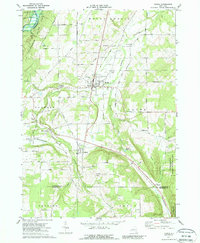 Nunda 1972 topographic map thumbnail