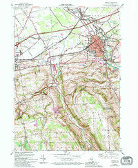 Oneida 1955 topographic map thumbnail