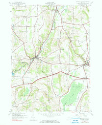 Oriskany Falls 1943 topographic map thumbnail