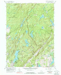 Oscawana Lake 1956 topographic map thumbnail