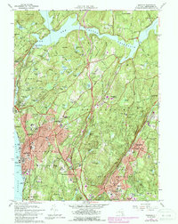 Ossining 1967 topographic map thumbnail