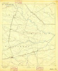 Taylor 1885 topographic map preview