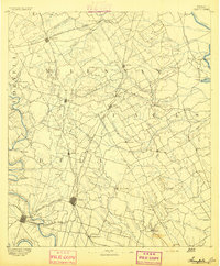 Temple 1892 topographic map preview