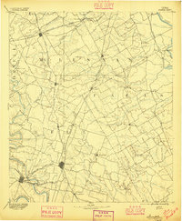 Temple 1892 topographic map thumbnail