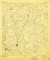 Temple 1892 topographic map thumbnail