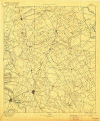 Temple 1892 topographic map thumbnail
