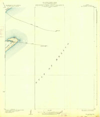 The Jetties 1933 topographic map thumbnail