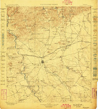 Uvalde 1898 topographic map thumbnail