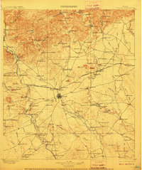 Uvalde 1898 topographic map thumbnail
