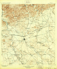 Uvalde 1899 topographic map thumbnail
