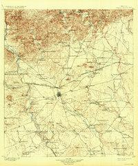 Uvalde 1898 topographic map thumbnail