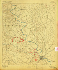 Waco 1892 topographic map preview