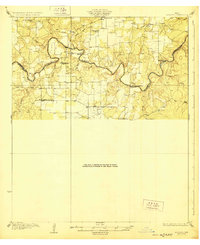 Waldrip 1928 topographic map preview