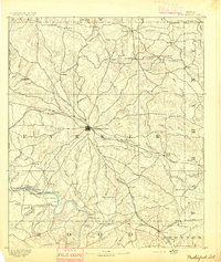 Weatherford 1893 topographic map thumbnail