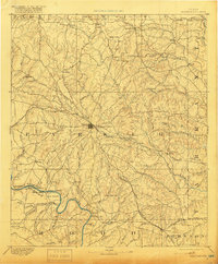 Weatherford 1893 topographic map thumbnail