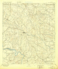 Weatherford 1893 topographic map thumbnail