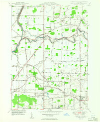 Clarence Center 1950 topographic map thumbnail