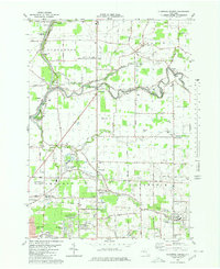 Clarence Center 1980 topographic map thumbnail