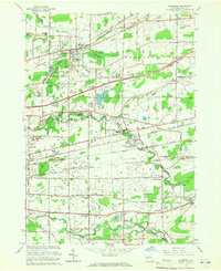 Clarence 1965 topographic map thumbnail