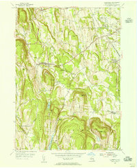 Clarksville 1953 topographic map thumbnail