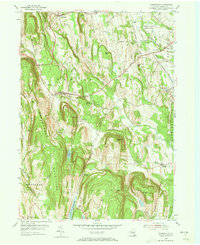 Clarksville 1953 topographic map thumbnail