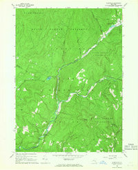 Claryville 1966 topographic map thumbnail