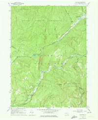 Claryville 1966 topographic map thumbnail