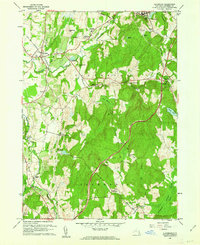 Claverack 1960 topographic map thumbnail