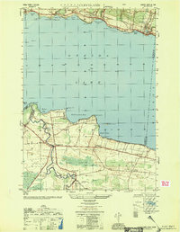 Cleveland 1951 topographic map thumbnail