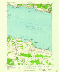 Cleveland 1957 topographic map thumbnail