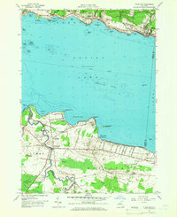 Cleveland 1957 topographic map thumbnail