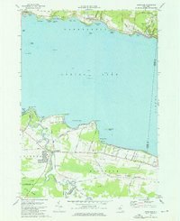 Cleveland 1973 topographic map thumbnail