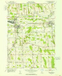 Clifton Springs 1951 topographic map thumbnail