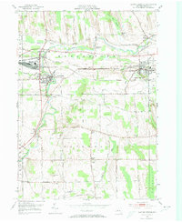 Clifton Springs 1951 topographic map thumbnail