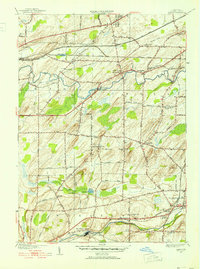 Clifton 1950 topographic map thumbnail