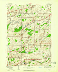 Clifton 1950 topographic map preview
