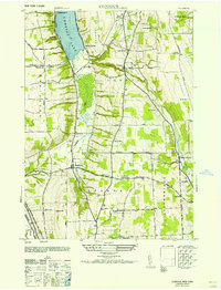Conesus 1957 topographic map thumbnail
