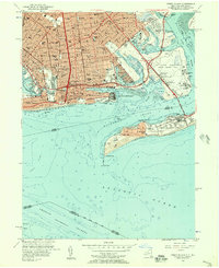 Coney Island 1955 topographic map thumbnail