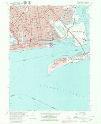 Coney Island 1966 topographic map thumbnail