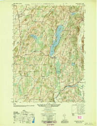 Cossayuna 1951 topographic map thumbnail