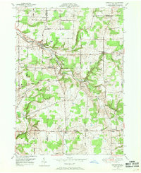 Cowlesville 1949 topographic map thumbnail
