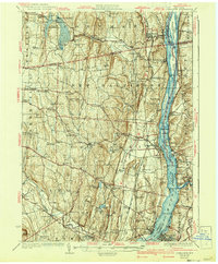 Coxsackie topographic map thumbnail