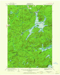Cranberry Lake 1919 topographic map thumbnail