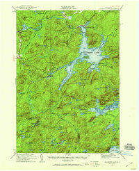 Cranberry Lake 1919 topographic map thumbnail