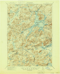 Cranberry Lake 1921 topographic map thumbnail