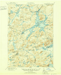 Cranberry Lake 1921 topographic map thumbnail