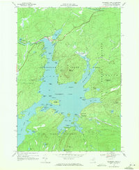 Cranberry Lake 1968 topographic map thumbnail